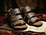 Sandals, boots, shoes, footgear of the Gospel of Peace in the Armor of God