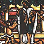 Jesus with Children when asked of His Disciples "who is greatest?"