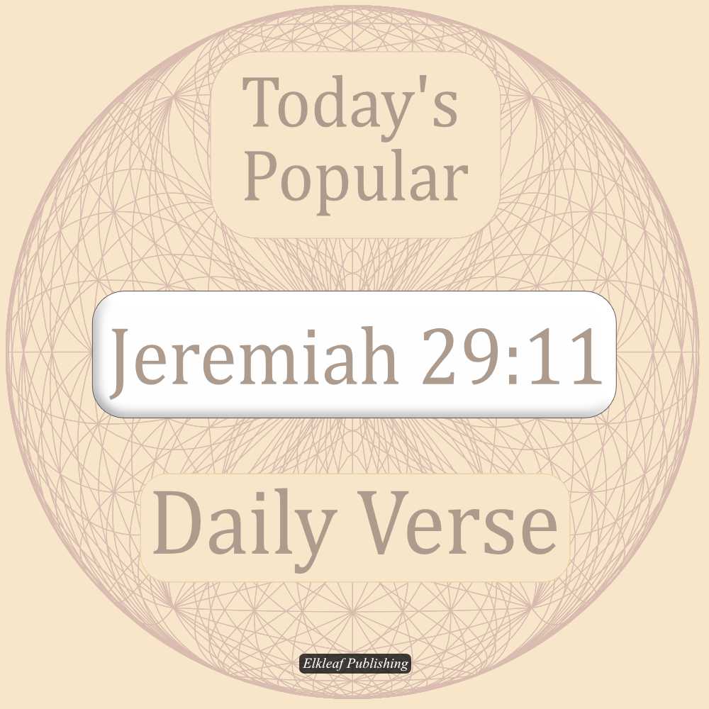 Jeremiah 29:11