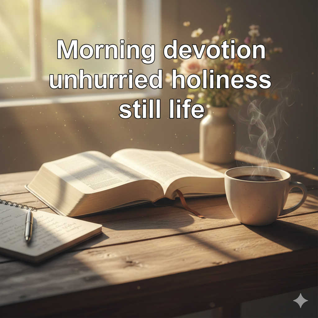 unhurried holiness