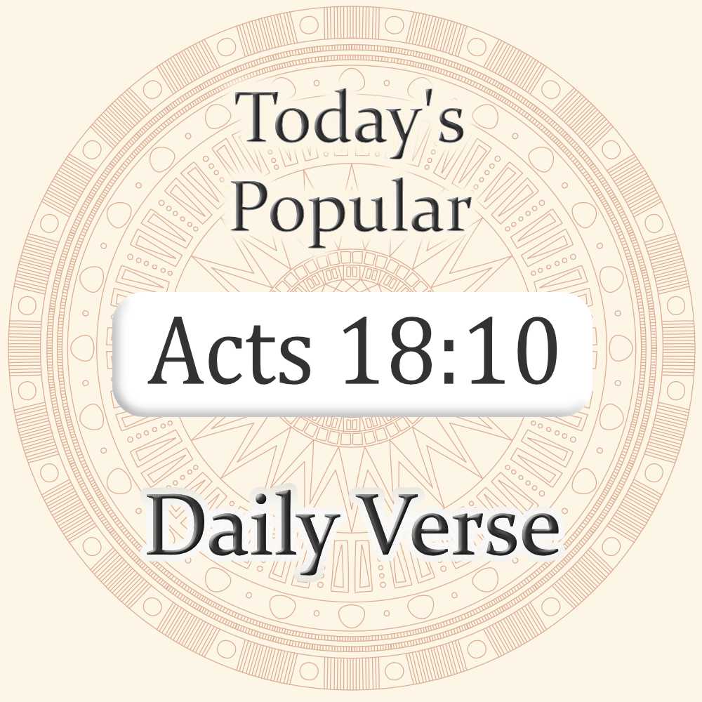 Acts 18:10