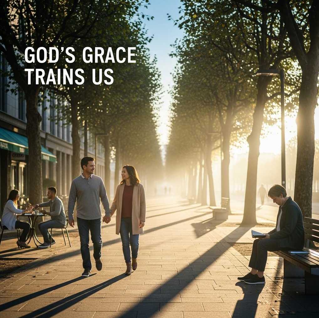 God’s grace trains us