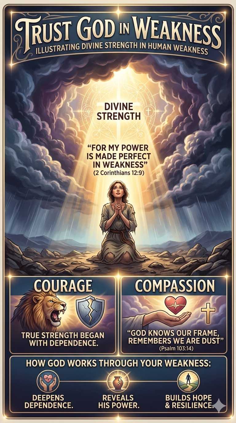 trust God in weakness