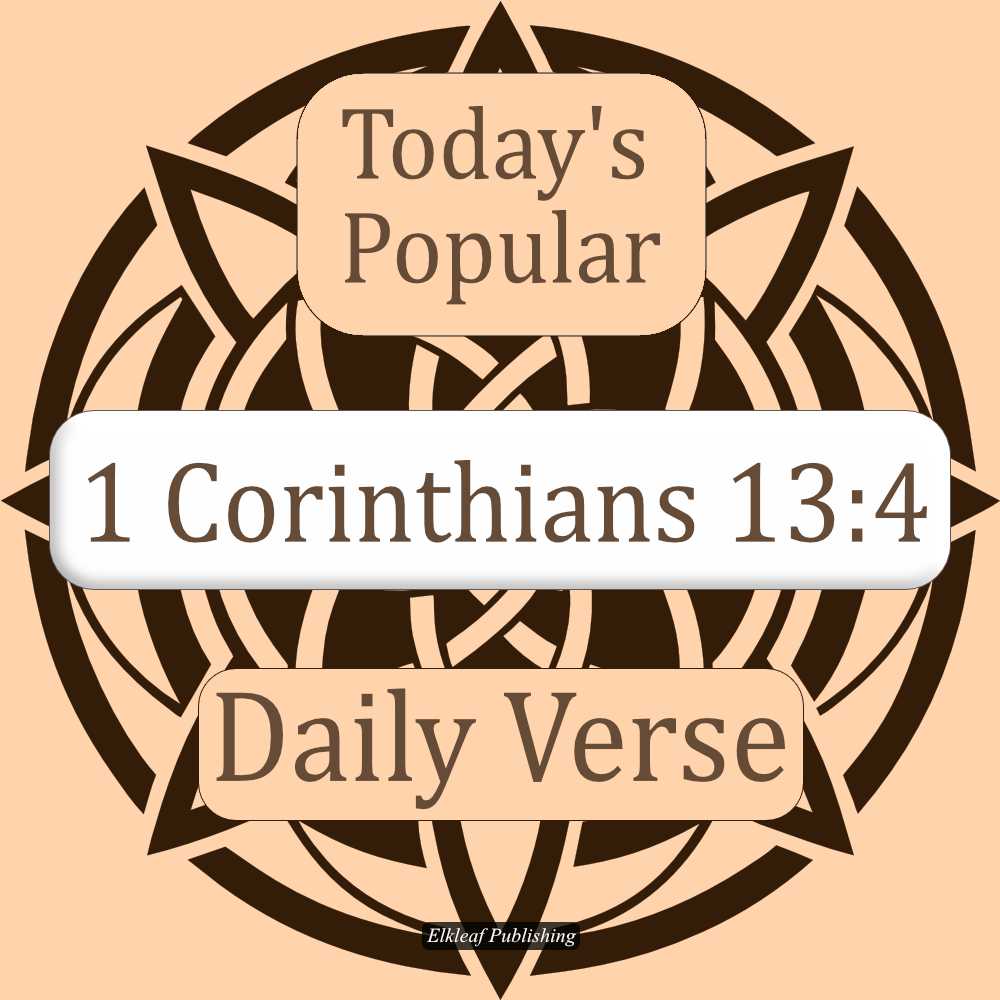 1 Corinthians 13:4