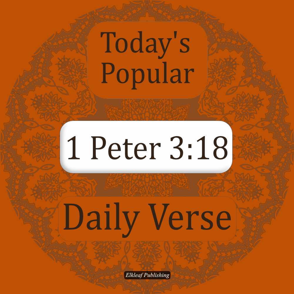1 Peter 3:18