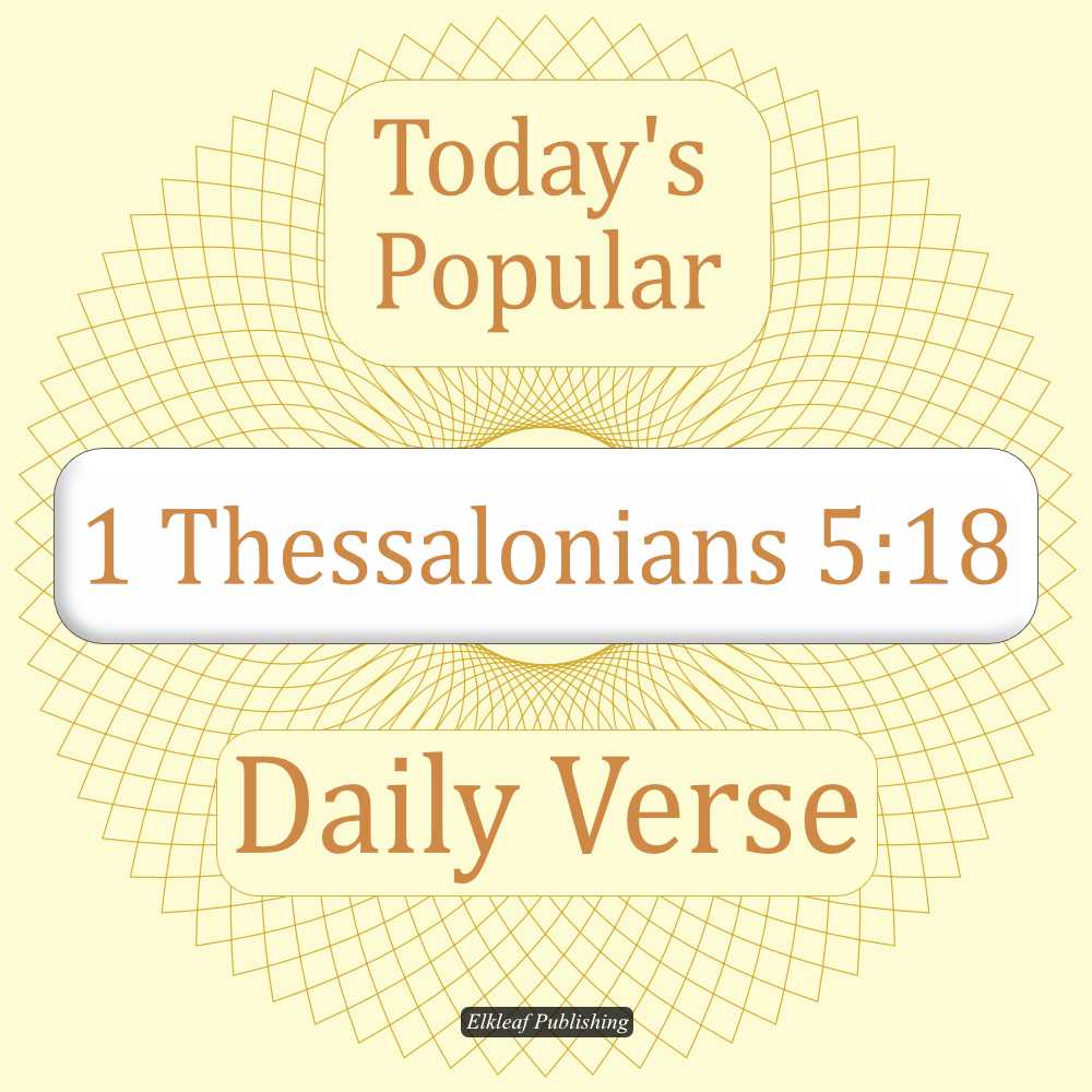1 Thessalonians 5:18