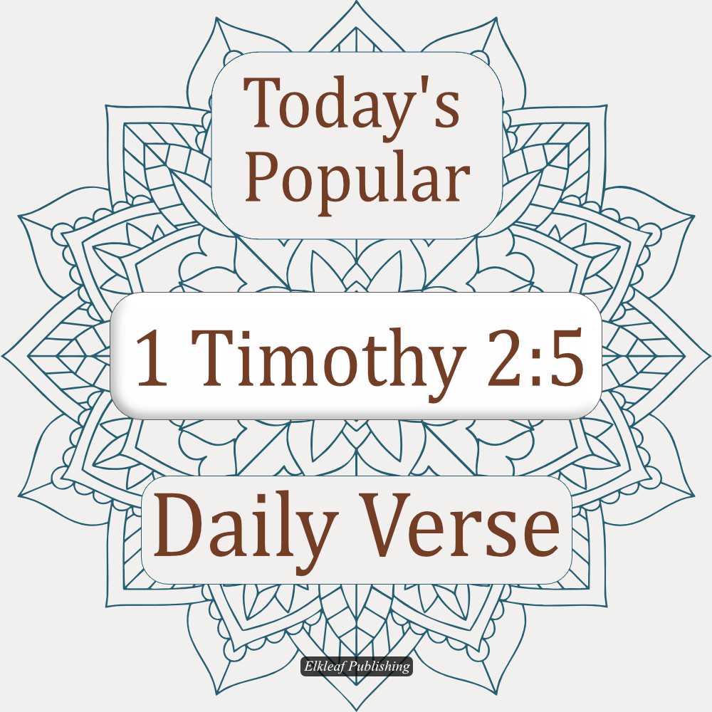 1 Timothy 2:5