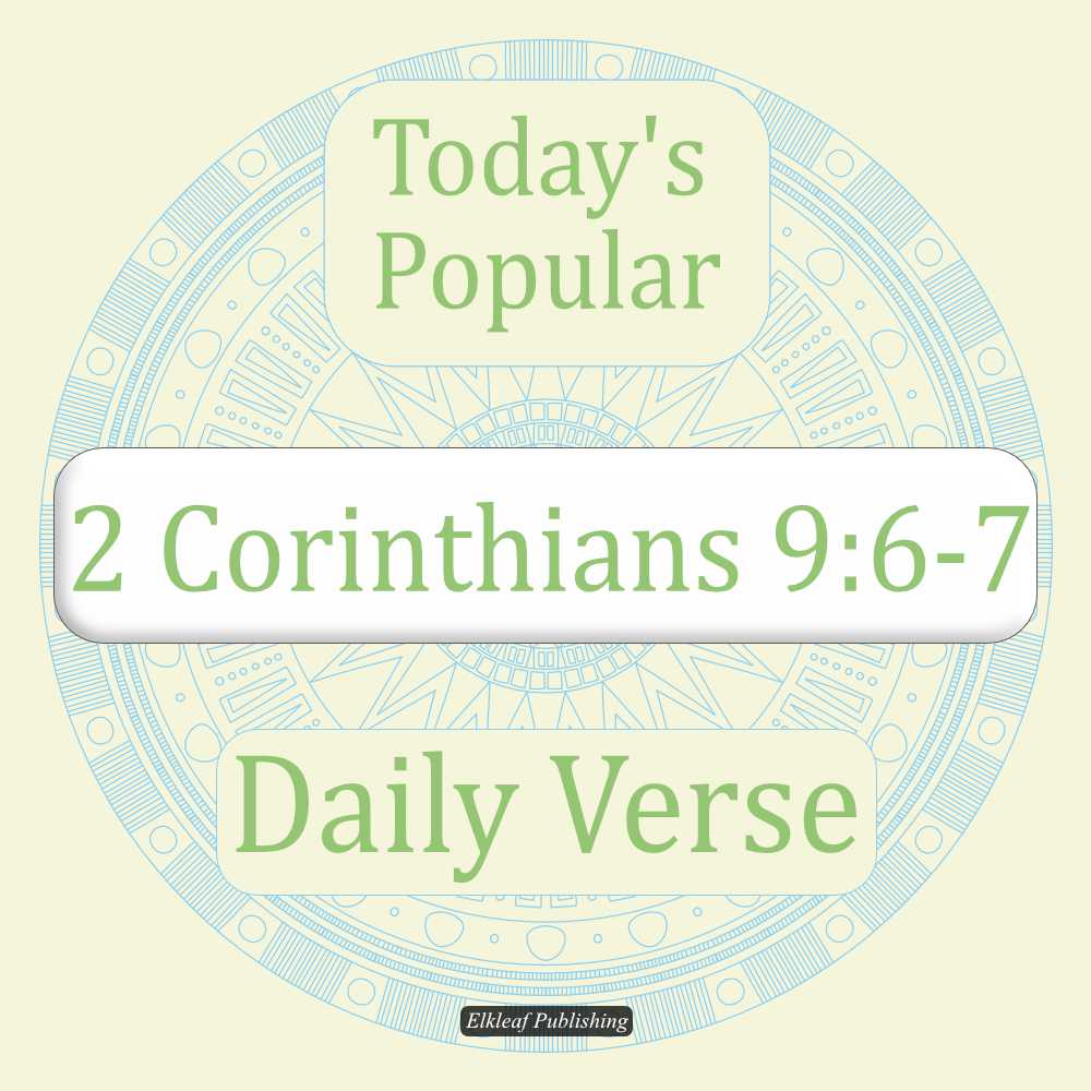 2 Corinthians 9:6-7