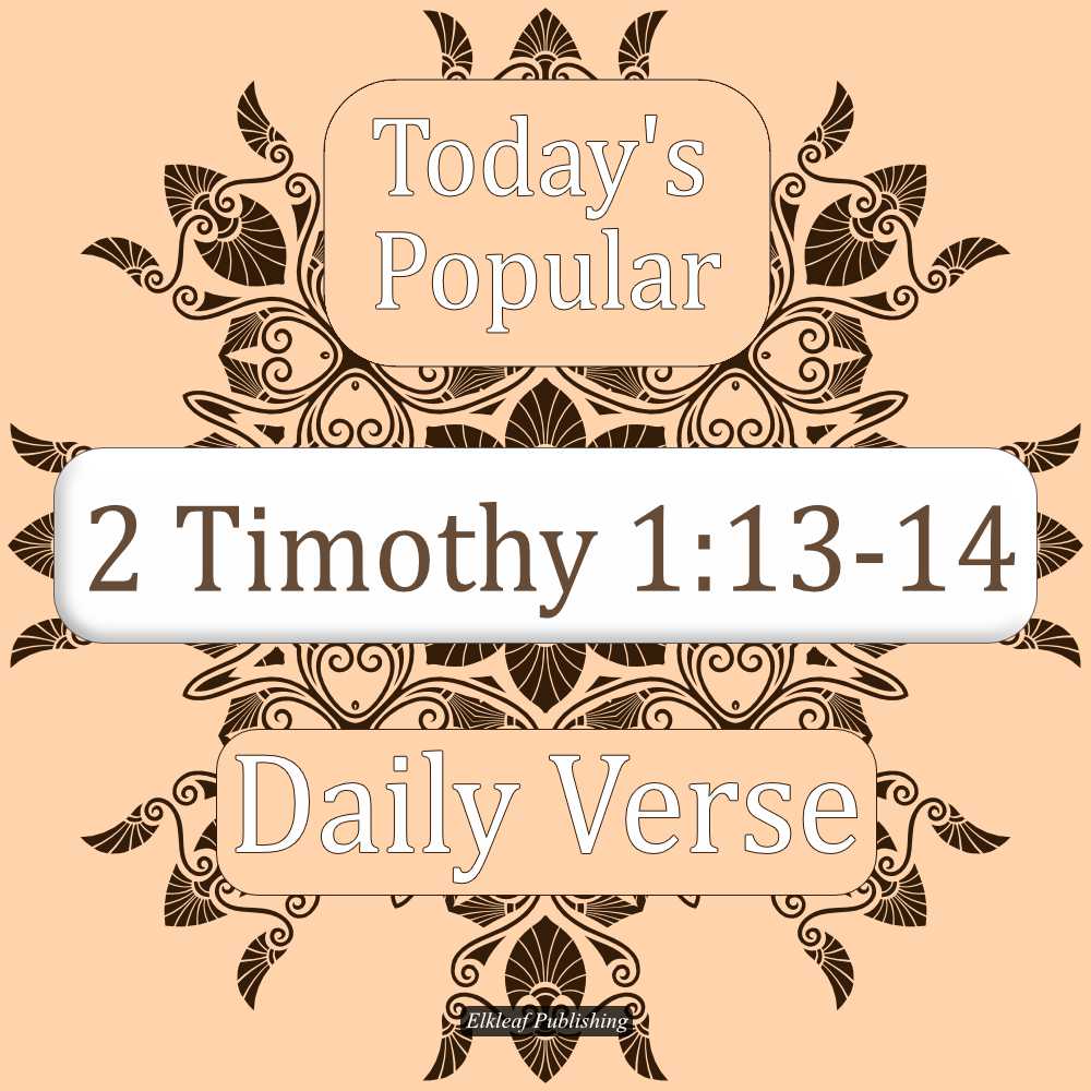 2 Timothy 1:13-14
