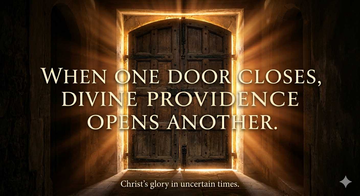 Christ’s glory in uncertain times