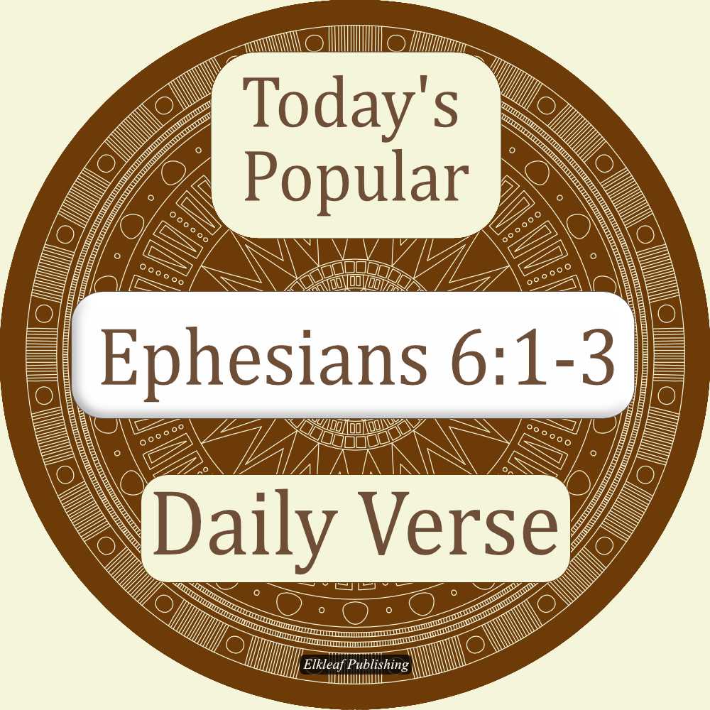 Ephesians 6:1-3
