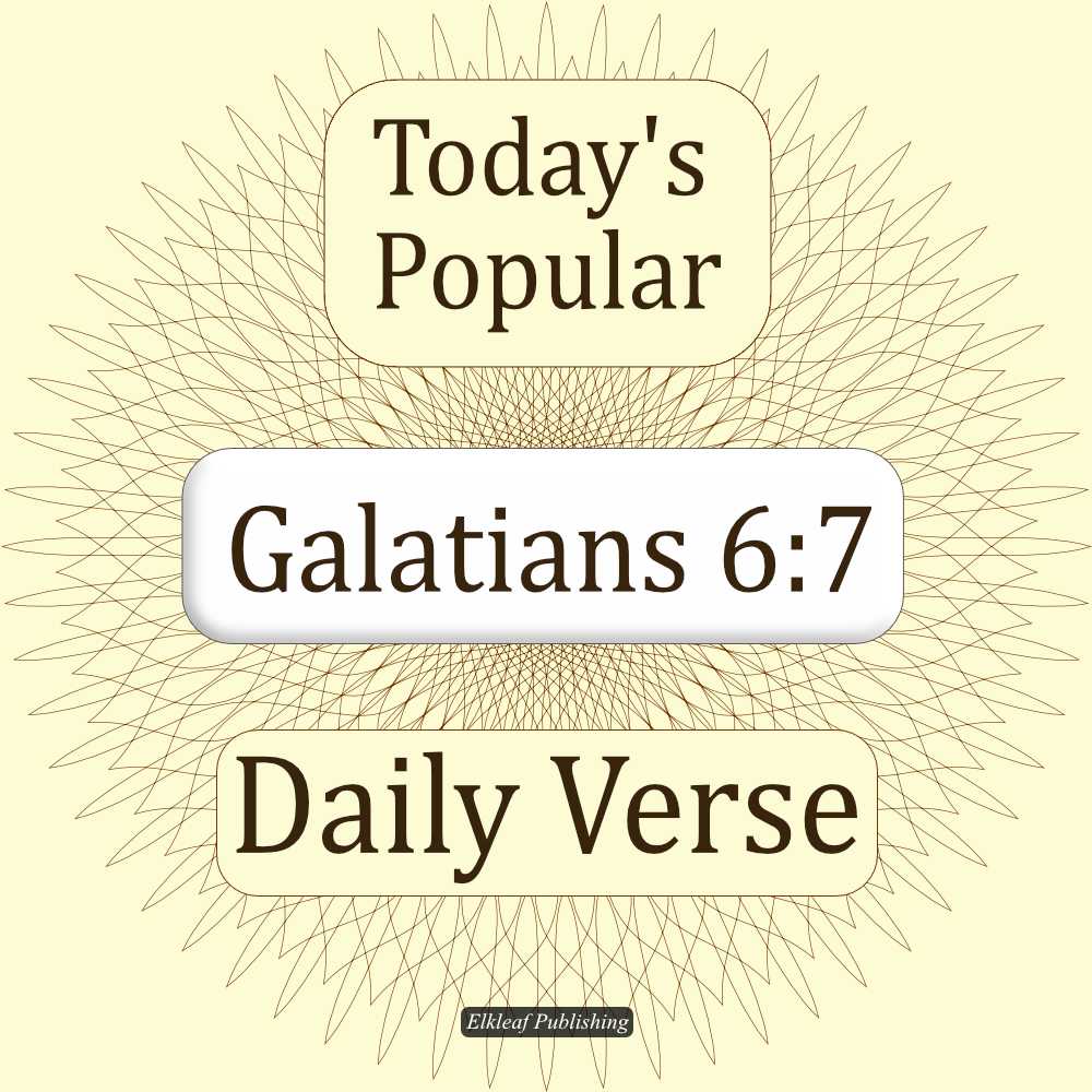 Galatians 6:7