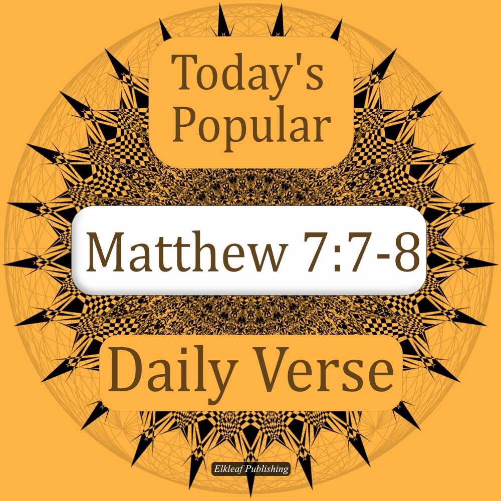 Matthew 7:7-8