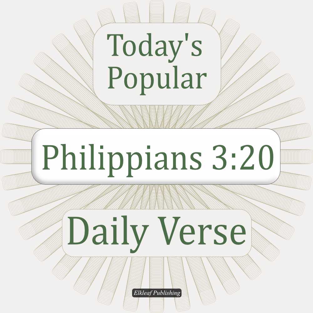 Philippians 3:20