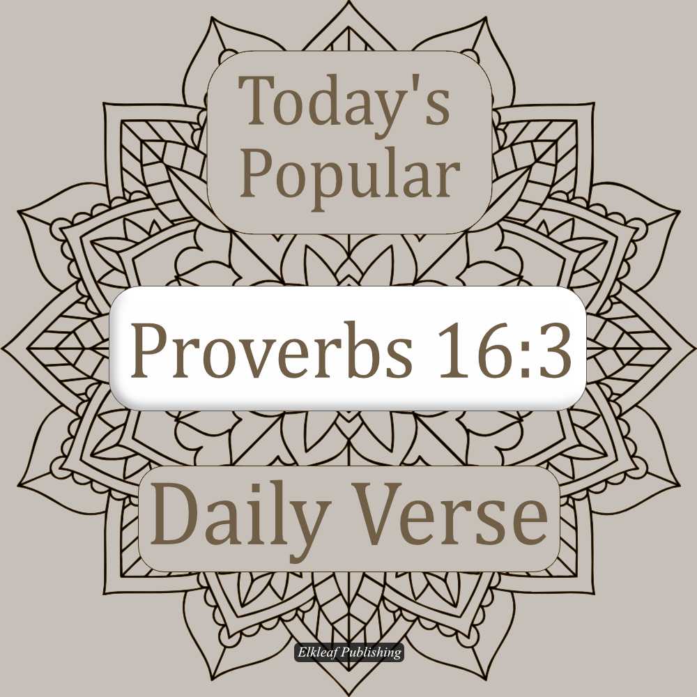 Proverbs 16:3