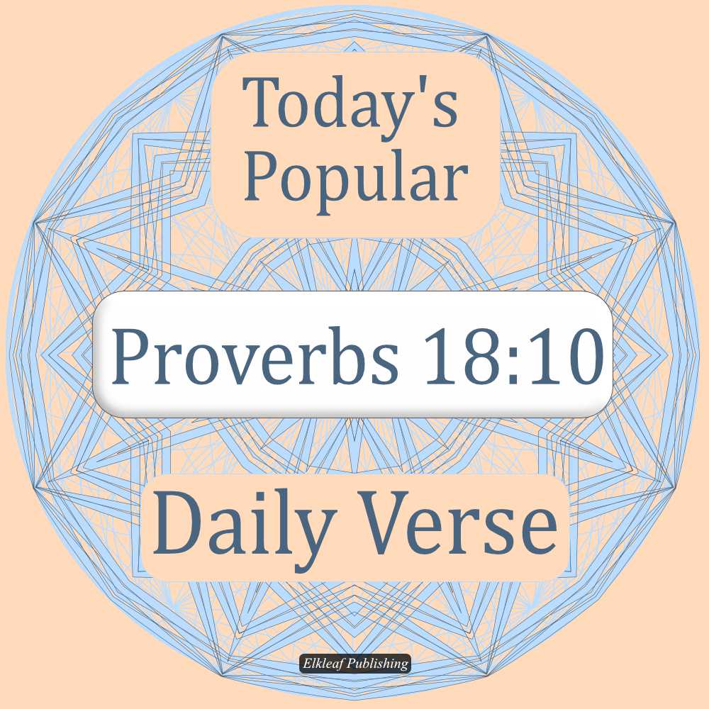 Proverbs 18:10