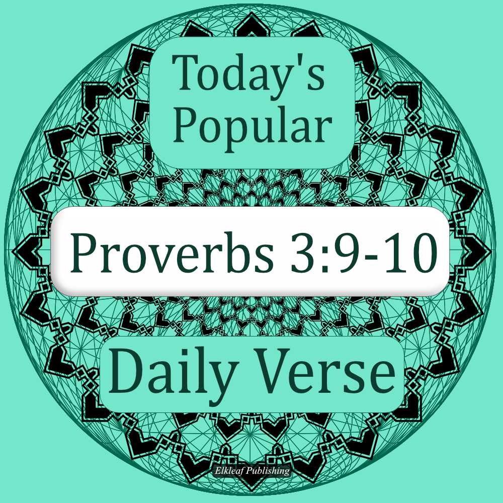Proverbs 3:9-10