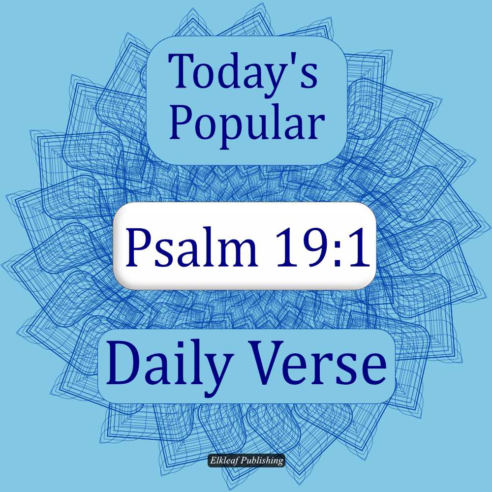 Psalm 19:1