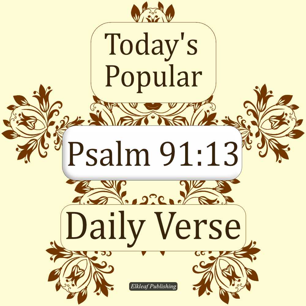 Psalm 91:13