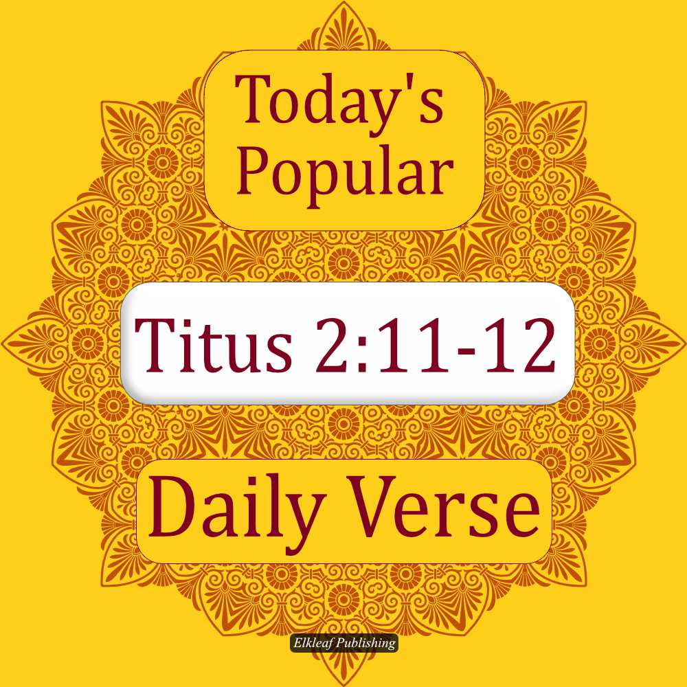 Titus 2:11-12