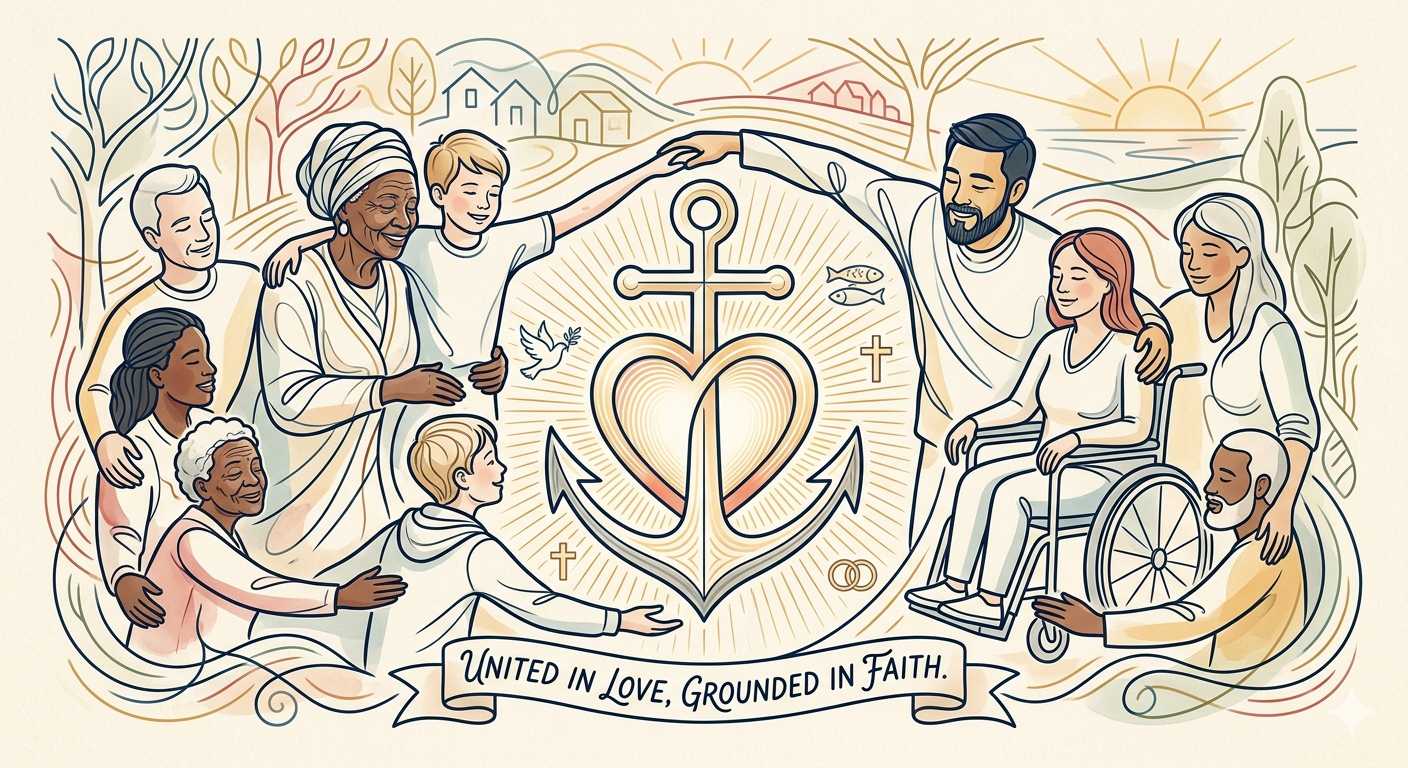 anchored in a holy love