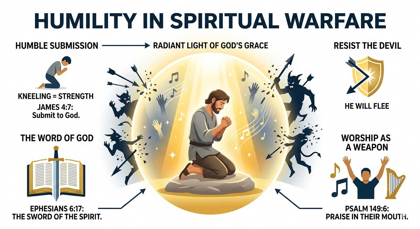 humility in spiritual warfare