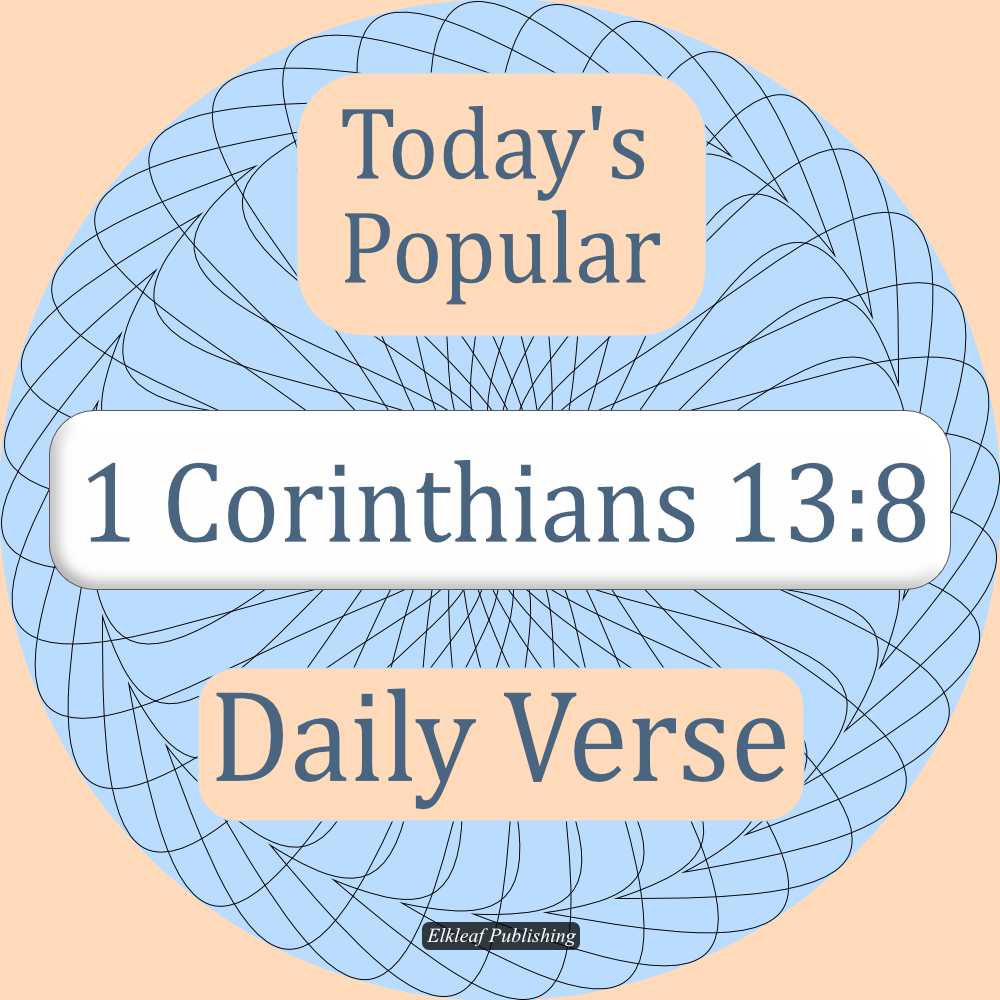 1 Corinthians 13:8