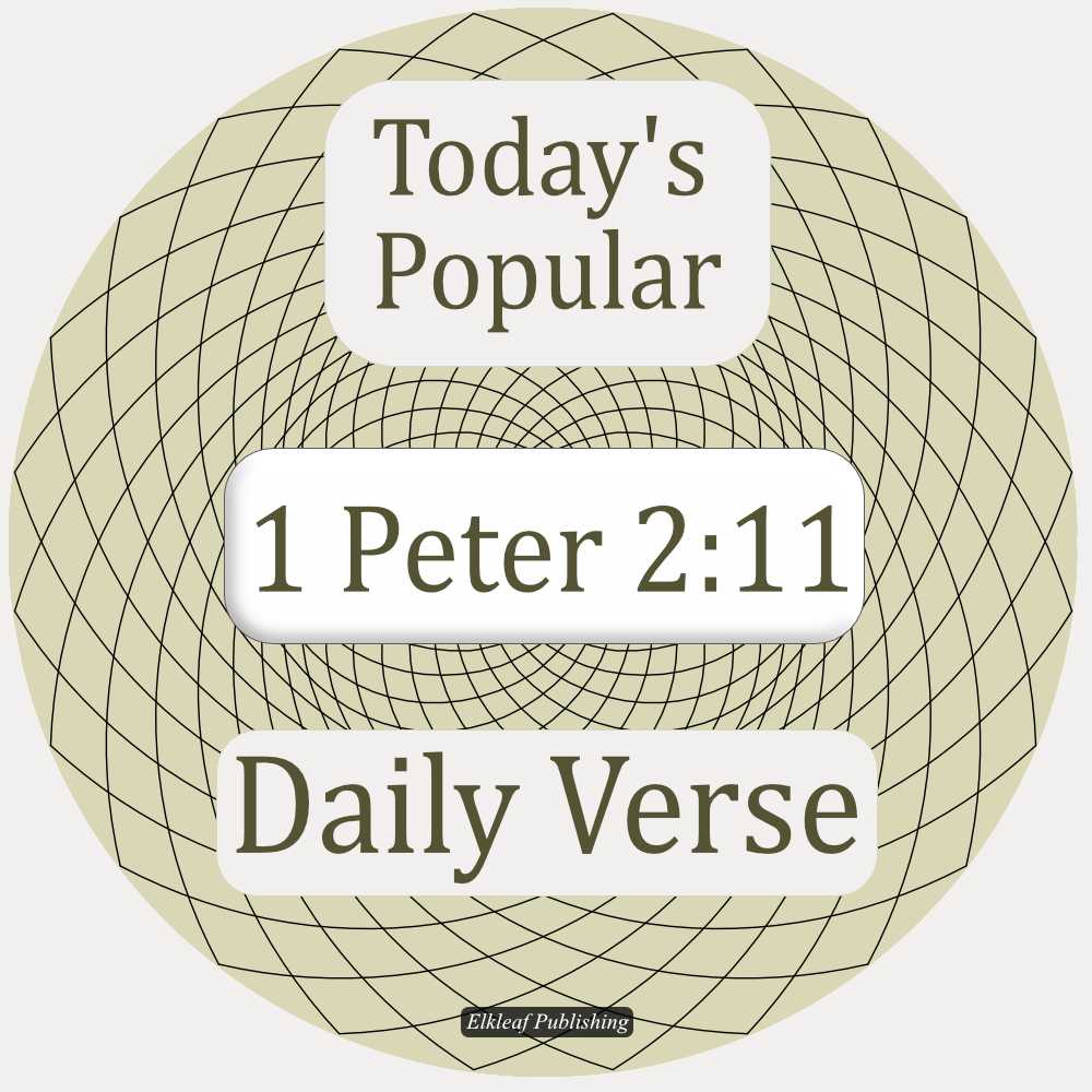 1 Peter 2:11