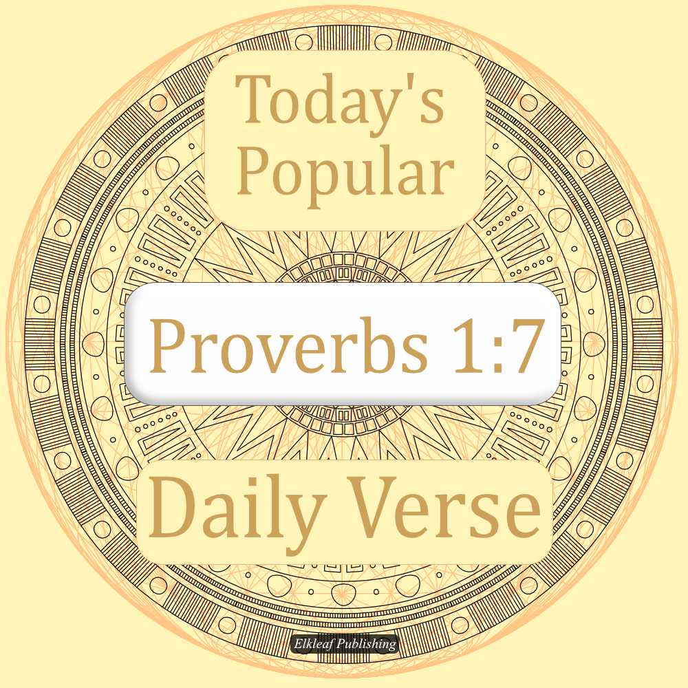 Proverbs 1:7